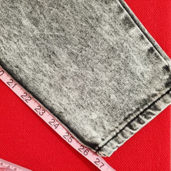 GREAT PLAINS CLOTHING CO. black stone wash faded high rise Mom jeans sz.11 80s - Picture 7 of 8
